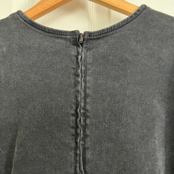 Black jean Blouse, long sleeve size Small - Picture 8 of 8